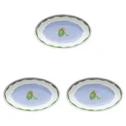 3PK Porto Fiesta Oval Serving Platter Kitchen Serveware Lime 32cm