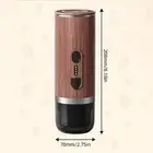 Portable Electric Coffee Machine Cordless Heating 3oz Single Serv 3