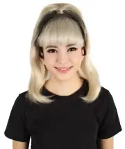 HPO Adult Women's American Drag Queen Blonde Ponytail Wig, HW-7269