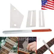 New Fret Crowning Luthier File Leveling Grinding Tool Kits For Guitar Repairing