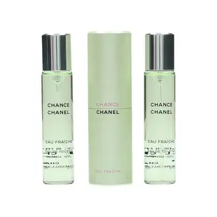 香奈兒 CHANEL CHANCE EAU FRAICHE 綠色氣息 時尚隨身淡香水 20ml x3