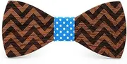 [HAMKVBPR] Mens Bow Tie Celebration Wooden Bow Tie Wooden Collar Wedding for Business, Party