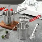 Multipurpose Deep Fryer Pot Kitchen Frying Pan Frying Basket Japanese Frying Pot