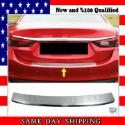 Chrome Rear Bumper Protector (BRUSHED) S.STEEL For MAZDA 6 SEDAN 2014 to 2021
