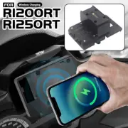 For BMW R1200RT R1250RT Mobile Phone Navigation Bracket Holder Wireless Charging