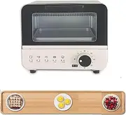 Mini Oven Toaster Oven Convection Countertop Oven Compact Electric Household Baking 30 Minutes Timing Adjustable Temperature Control (Color : Black)