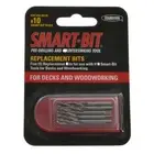 Qty 2 Smart Bit Tool Replacement Drill Bits 10g 5 Pack Screw Drilling Pre-drill