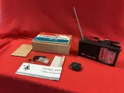 Wendell West Hi-Fi Transistor Radio AM Model CR-7A In Box Near Mint Never Used