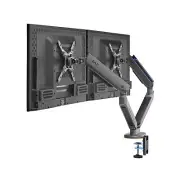 AVLT Dual 27”-43” RGB Gaming Monitor Arm Desk Mount Built-in 20 Ligh