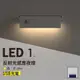 LED 反射光感應小夜燈 1瓦 USB充電 可自行更換電池 黃光 防刺眼感應夜燈 睡眠燈 ABS材質