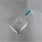 qwmvhfg， Commercial Stainless Steel Fry Basket French Fries Chicken Legs Frying Basket Rectangular Oil Filter Net Electric Fryer Oil