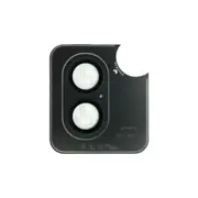 iPhone 16 Rear Camera Lens Protector: Anti-Fingerprint Coating, Best Quality, Compatible with Wide Camera Cutout Cases - Black