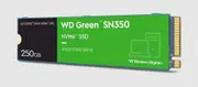 Western Digital WD Green SN350 250GB M.2 NVMe SSD PCIe 3.0x4 2400MB/s 1500MB/s R/W 300K/300K IOPS 40TBW 1M Hrs MTTF 3Y WTY (WDS250G2G0C)