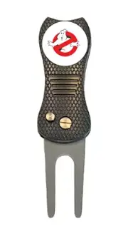 Ghostbusters Golf Ball Marker + Premium Switchblade Divot Tool