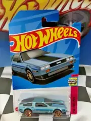 Hot Wheels 2023 HW: The '80s 8/10 101 '81 DeLorean DMC-12 Blue 10SP