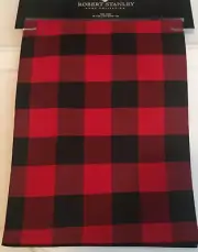 Black Red Buffalo Check Table Runner 70 x 13 Robert Stanley Home Collection New