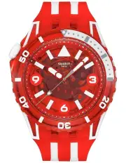 [Swatch] Lion's Mane SSCU09R100 Watch in Red