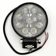 Peterson 921-MV 4"x4" Round White LED Vehicle Mount Flood Work Light 1350 Lumens