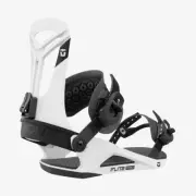 Union Flite Pro Snowboard Bindings, Large (US Men's Size 10+), White