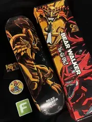 RARE Winged Dragon God Of Ra Bear Walker Yugioh Skateboard Deck Anime Yu Gi Oh