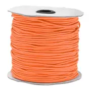 328ft(100m) 0.1"(2.5mm) Elastic String Cord Jewelry Stretchy Cord Orange