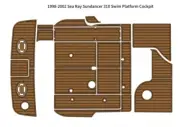 1998-2002 Sea Ray Sundancer 310 Swim Platform Cockpit Pad Boat EVA Teak Floor
