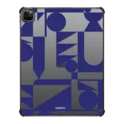 iPad Pro 12.9-inch (5th/6th gen) iPad Impact Case Blue Shapes by Poketo