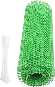 COOPHYA 1 Set Garden Fence Mesh Barrier Animal Netting with Random Ties Durable and Easy to Clean for Garden Decoration and Landscaping