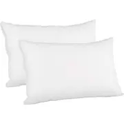 2x Giselle Goose Feather Down Pillow 70X50cm