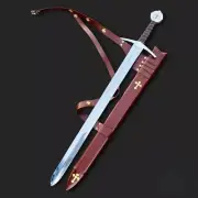 Accolade Sword of the Knights Templar Handmade Medieval Replica Sword W/Scabbard