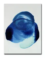 Ready2HangArt Translucence in Blue Wrapped Canvas Wall Art by Karen Moehr
