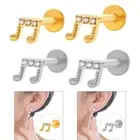 Ear Stud Fashion Birthday Gift Unique Cartilage Stud for Tragus Labret HELIX
