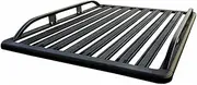 Extra Thick Heavy Duty 160x100cm Car Roof Rack Aluminium Flat Tray Universal Rails U Lock