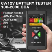 KINGBOLEN 6V/12V BM580 Auto Car Battery Tester Charging Cranking Test Analyzer