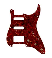 920D Custom HSS Pre-Wired Pickguard for Strat With A Tortoise Pickguard and S...