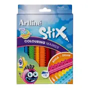Artline Draw, Build & Play Stix Colouring Marker 10pk