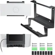 Starlink Gen 3 Router Mount, Starlink Standard V3 Mesh Router Gen3 & Power Supply 2-in-1 Metal Wall Mount kit，Starlink Mounting Kit Accessories for Starlink V3 & Gen 3 Mesh Router Node
