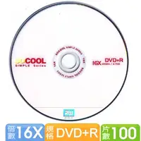 在飛比找PChome24h購物優惠-SOCOOL DVD+R 16X 100片裝