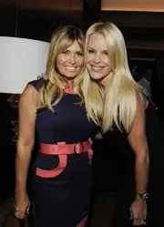 Actresses Nicole Eggert Gena Lee Nolan at the Baywatch Reunion Di- 2010 Photo
