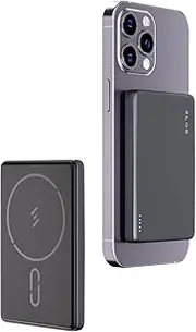 ZLOS 15W Magnetic Wireless Charger, 5000mAh Mini Power Bank, PD & QC 3.0 Fast Charging, USB-C Portable Battery Pack Compatible for iPhone 15/15 Plus/15 Pro/15 Pro Max, iPhone 14/13 Series