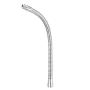 13" Microphone Gooseneck 5/8-27 Thread Thread Flexible Tube Extension Silver