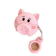 2 Pcs For Apple AirPods Pro 3 generations Stereo Pig Bluetooth Headphone Protective Case