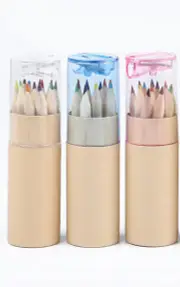 18pcs Mini Colour Pencils Junior Artist Coloured Pencils Kids Drawing Pencil