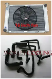 Radiator+Hose+Fan FOR Commodore Statesman VL VN VG VP VR VS VQ V8 5L BLACK new