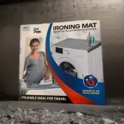 IRONING MAT, Sz 18.5 X 27.5”, No Ironing Board Needed. For Dorms, Travel, Home.