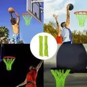Glow In The Dark BasketballHoop Net Luminous Shoot HOT 2024 Sports Training P6W3