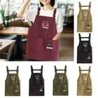 Anti-fouling Chef Apron Waterproof Cooking Smock for Home Kitchen