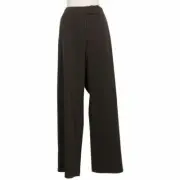 EILEEN FISHER Mussel Brown Heavyweight Rayon Knit Tab Waist Trouser Pants 3X