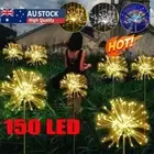 Solar Powered Fireworks LED Fairy String Lights Starburst Garden Deco Lamp KZ