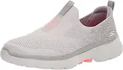 [Skechers] Women's GO WALK 6 - GLIMMERING Sneaker